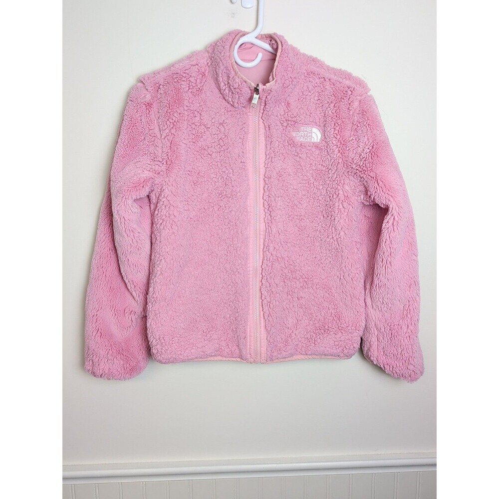 The North Face Pink Sherpa Puffer Jacket for Kids